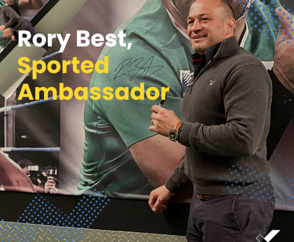 Rugby legend Rory Best joins charity, Sported, as ambassador