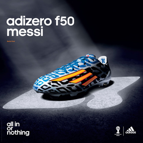 Exclusive INTERSPORT & adidas adizero f50 Messi football campaign